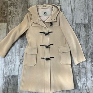 Burberry wool coat camel color